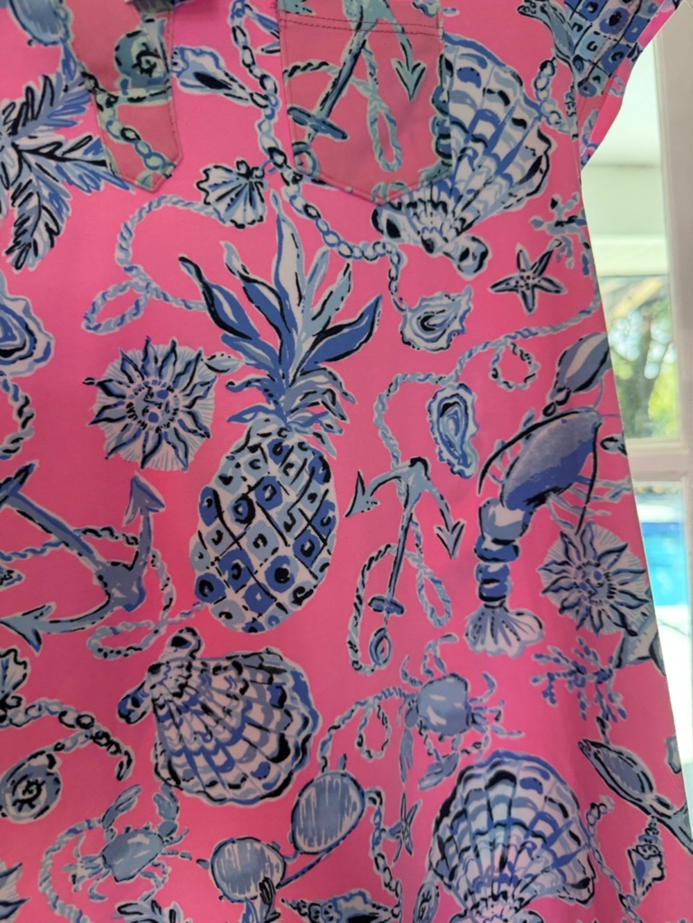 Lilly Pulitzer Pink Tropical Print Mini Dress - Picture 2 of 6